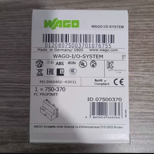 WAGO万可模块750370德国原厂生产-询