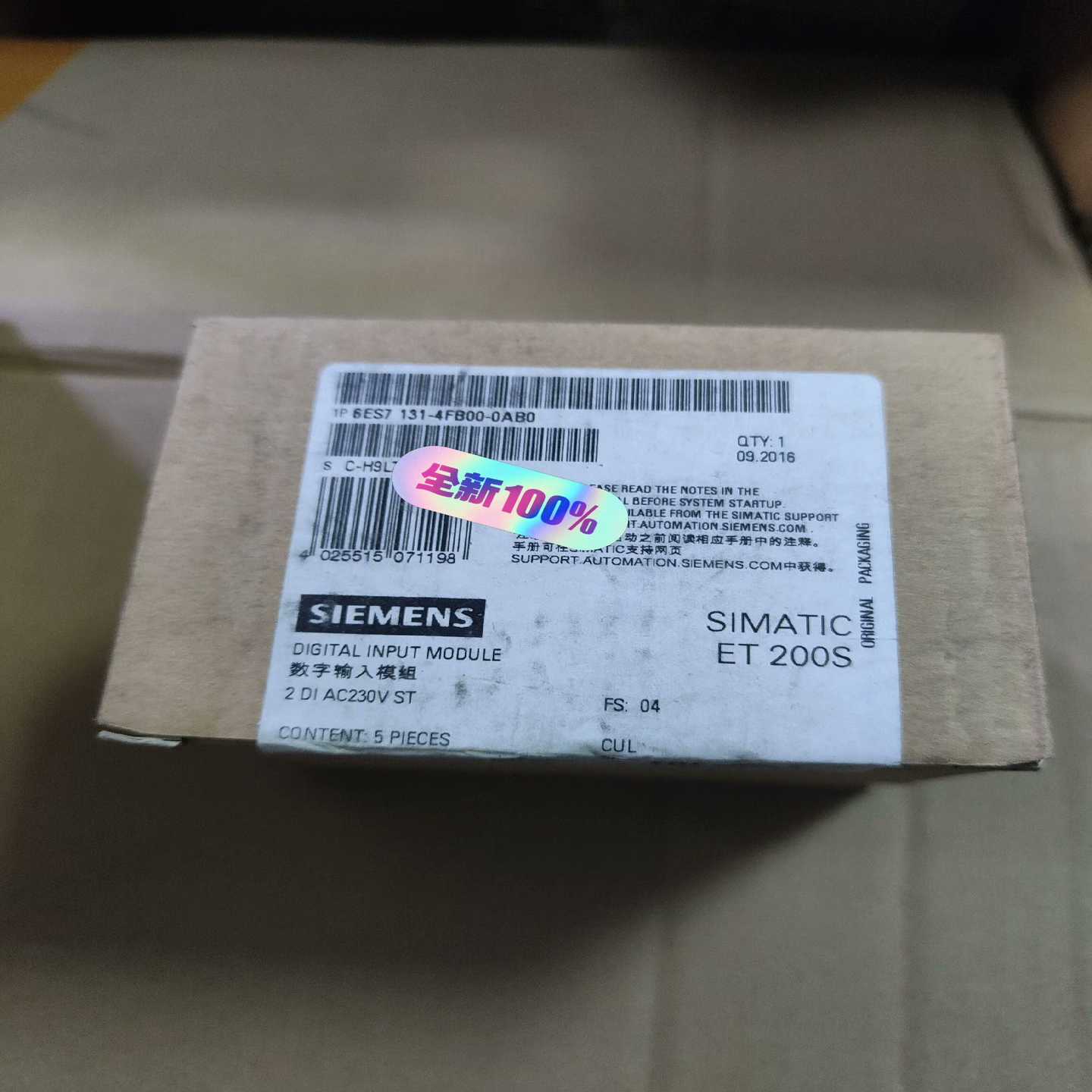 6ES7131-4FB00-0AB0五盒~询价