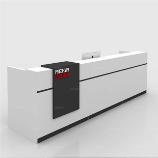 吧台前台台待接台吧台公司收简银台时尚约MEKIAQT前台接待办