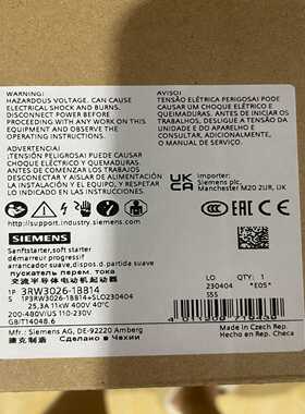 询价~3RW3026-1BB14