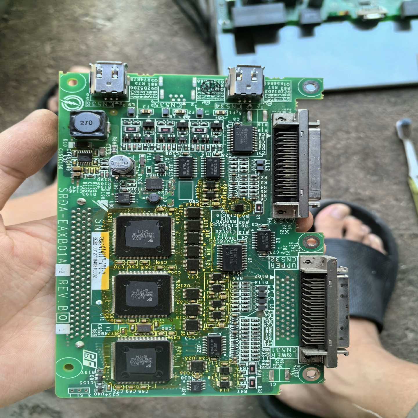 (重工机械)安川机器人dx外部轴控制板sa-eaxb01a成色