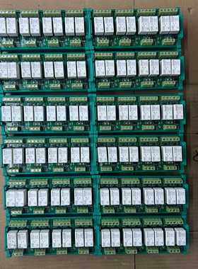 霍尼韦尔YK-2P继电器模块，绿色外壳，8路继电器，拆机功能--议价