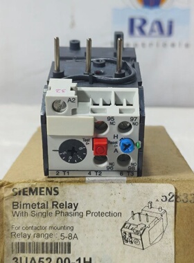 全新西门子3UA52001H58AMP热盖继电器3UA52001H免运费