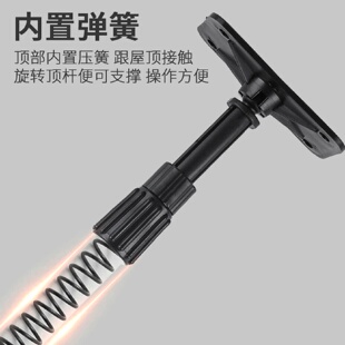 j8顶杆支撑杆升降水平仪架子吊顶红外线支架水准仪双锁伸缩杆伸g3
