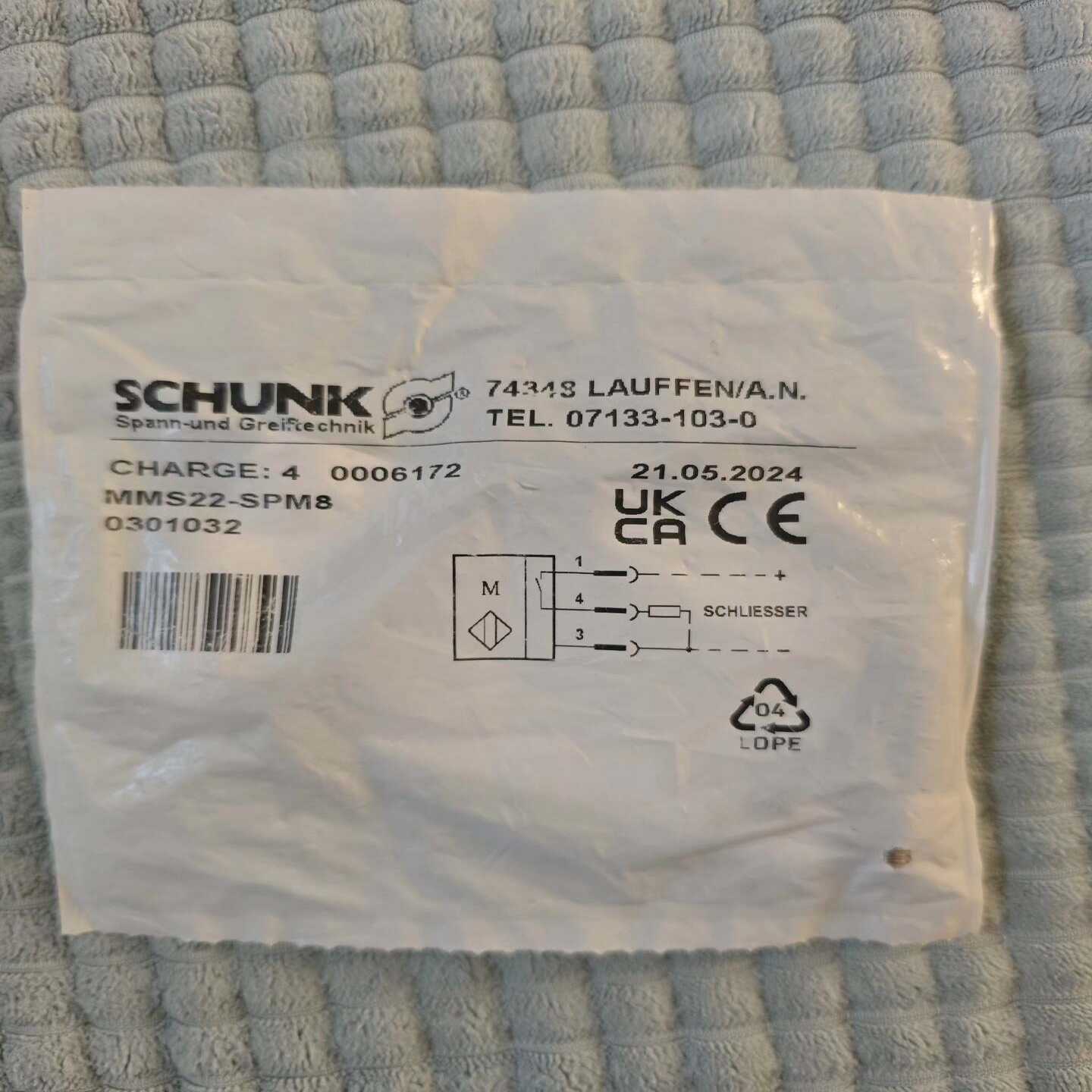 全新SCHUNK雄克MMS22-SPM8-议价