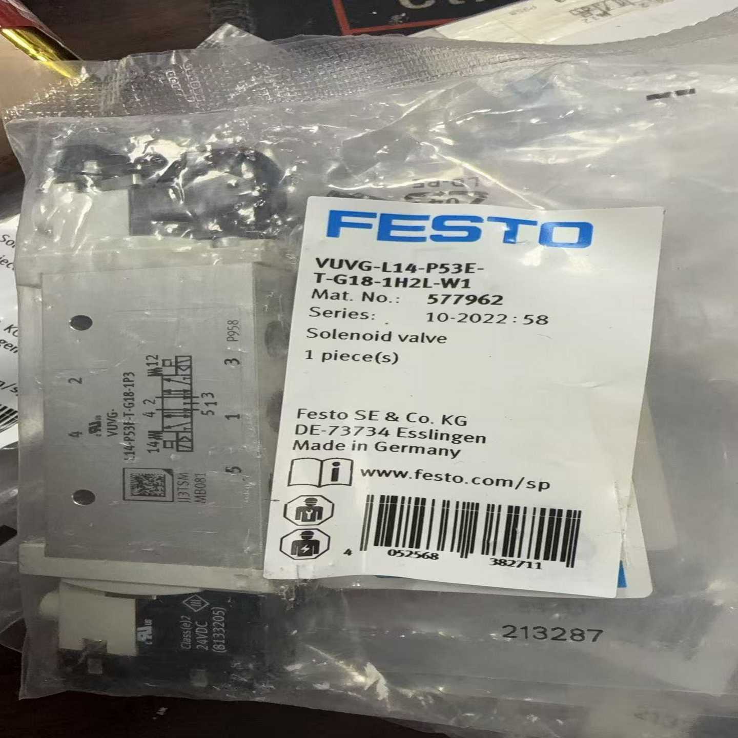 询价FESTO电磁阀费斯托577962VUVG-L14-