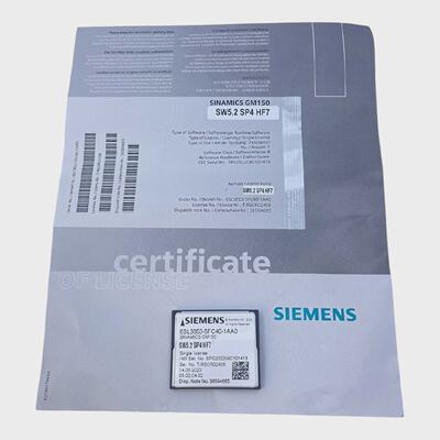 Siemens 6SL38535FC401AA0 SINAMICS GM150 Software For Industr
