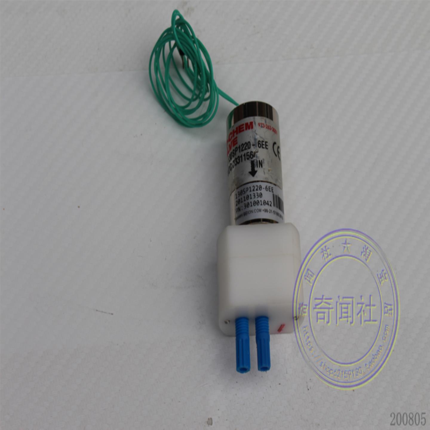 拆机原装 BIO-CHEM百柯 130SP1220-6EE 12VDC通断阀两通道电磁阀