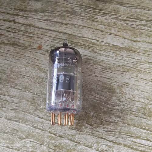 西门子ECC88电子管A4码白粉字镀金脚照行-询