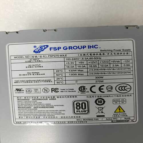 咨询-全汉FSP270-60LE电源300W