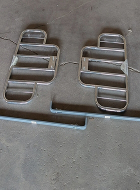 Invacare6630夹式半长床栏杆套装重型镀铬钢