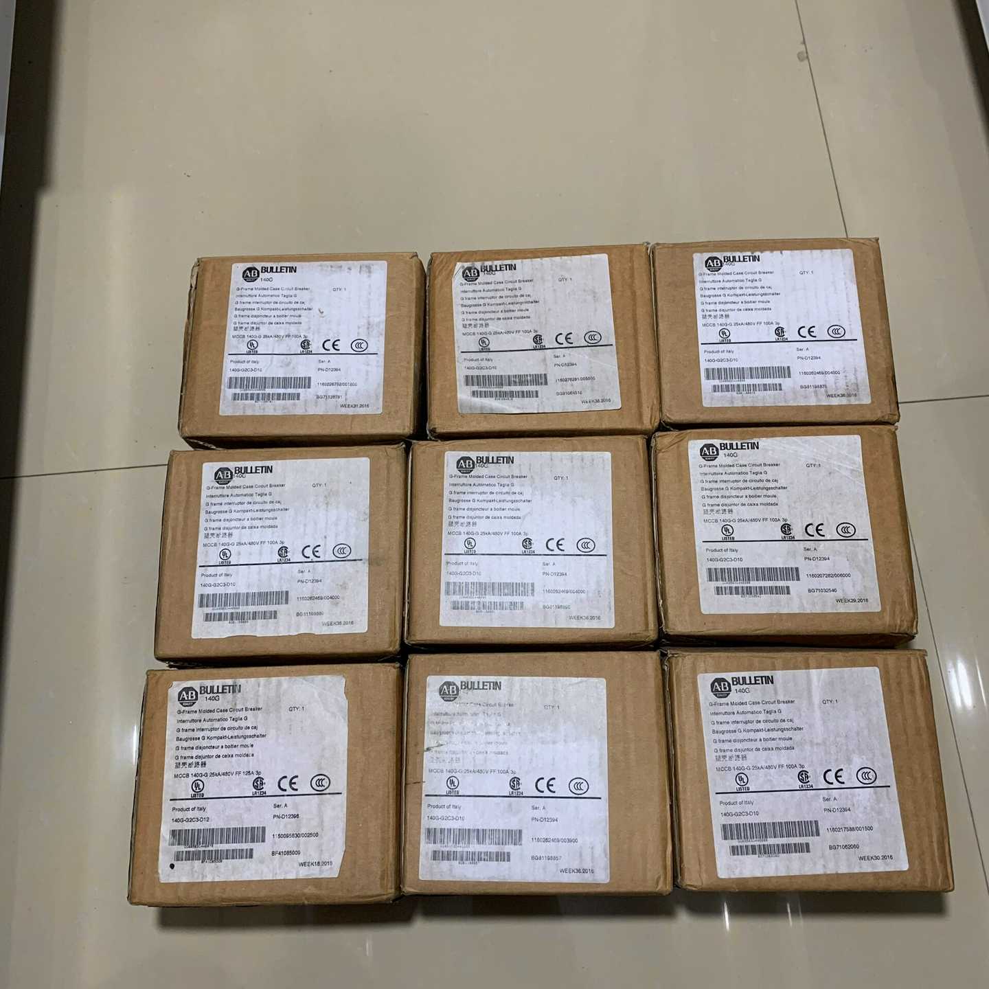 AB断路器140G-G2C3-D103P100A询价