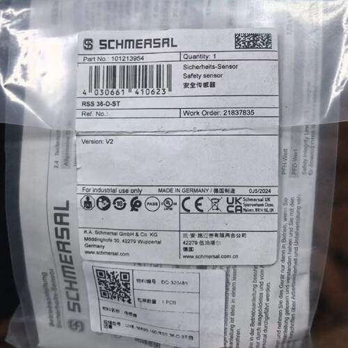 议价SCHMERSAL施迈赛感测器RSS 36-D-ST RSS 36-D-R-ST RST 36-1-