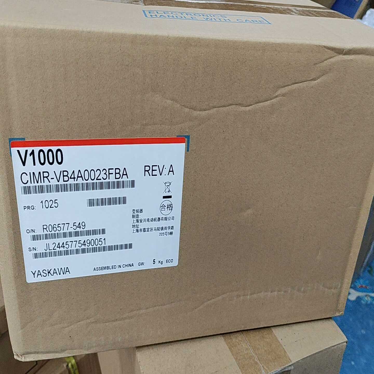 【议价】安川变频器CIMR-VB4A0023FBA，24年未适用