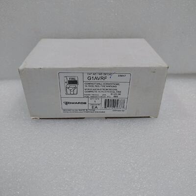 New Edwards EST Horn Strobe G1AVRF Multi Candela Audible Vis