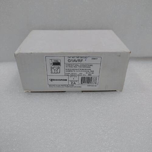 New Edwards EST Horn Strobe G1AVRF Multi Candela Audible Vis