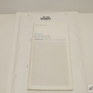 议价Simatic S7400 Tabellenheft C79000K7000C40302适用