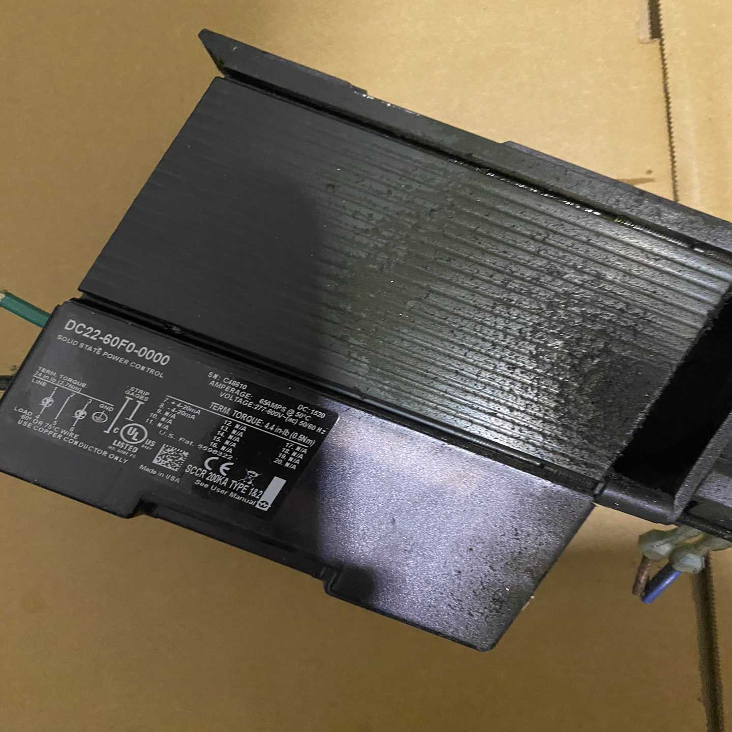 【议价】WATLOW/瓦特隆DC22-60F0-0000固态继电器适用