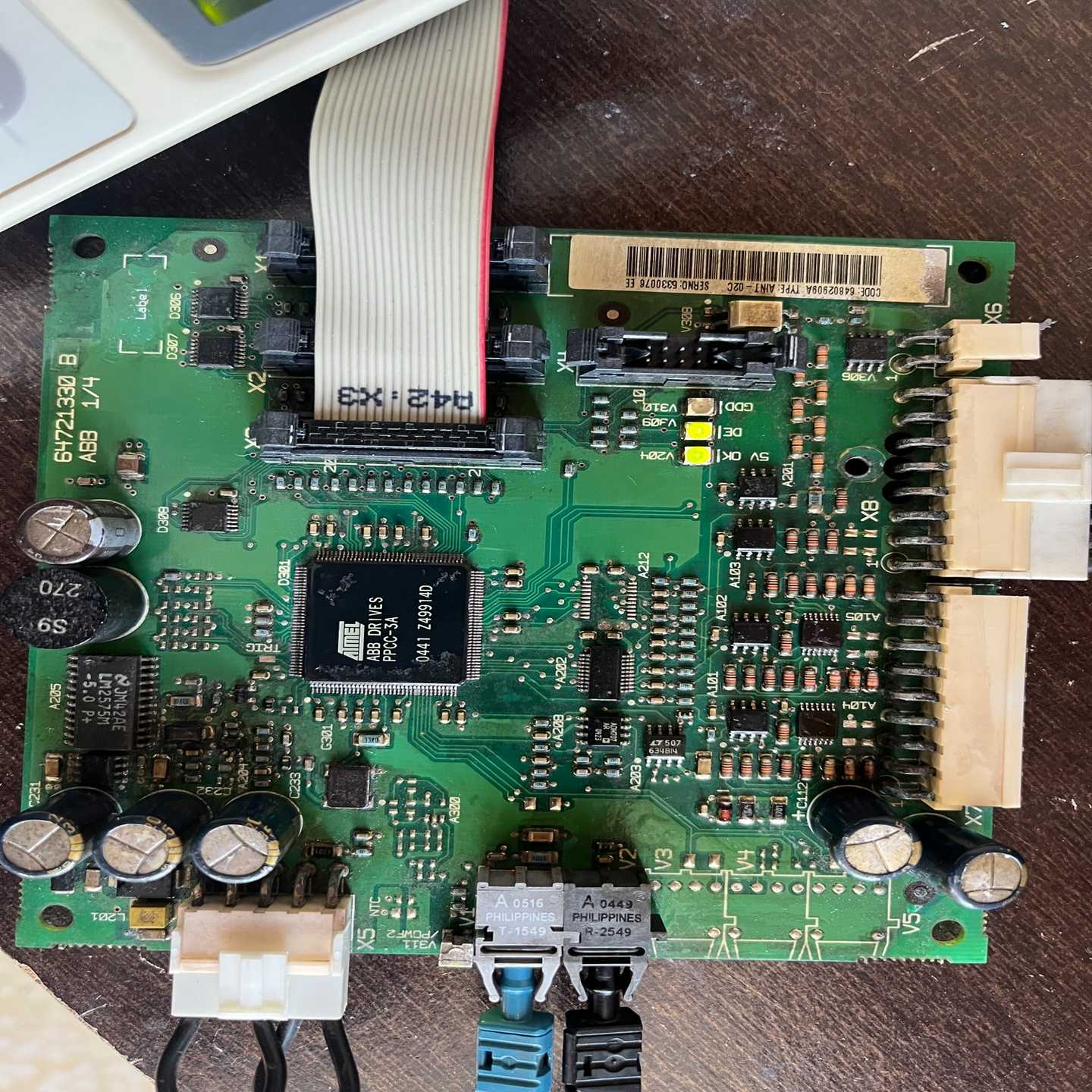 询价AINT-02CABB800变频器光纤板光纤信号板实