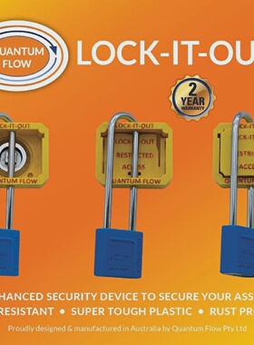 议价LockItOut  Quum Flow  Uversal Lockout Device Sealed Nss