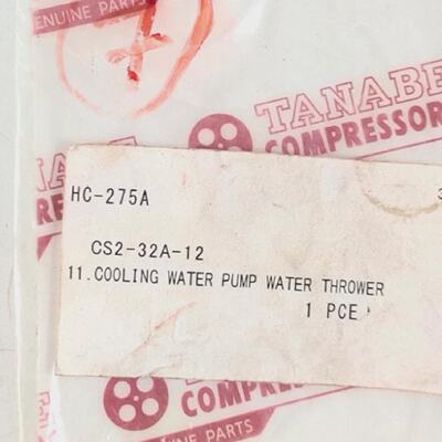 Coolant Pump Water Gun PN 12 Tanabe HC275A Compressor Genuin