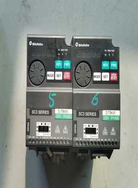 【议价】SC3-021-0.75K士林变频器，0.75KW，220适用