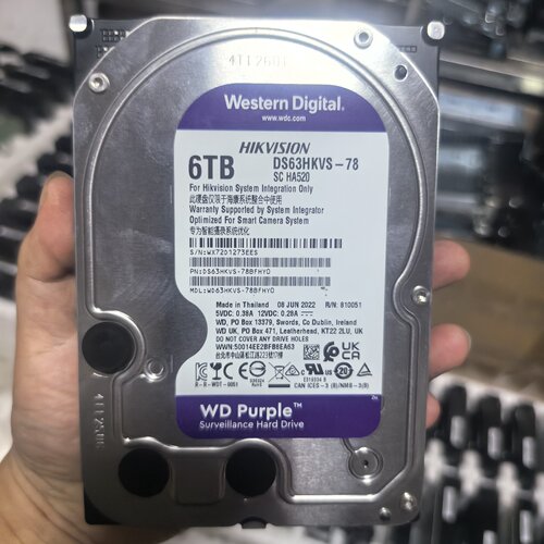 海康6T紫盘WD62PURX78监控盘议价