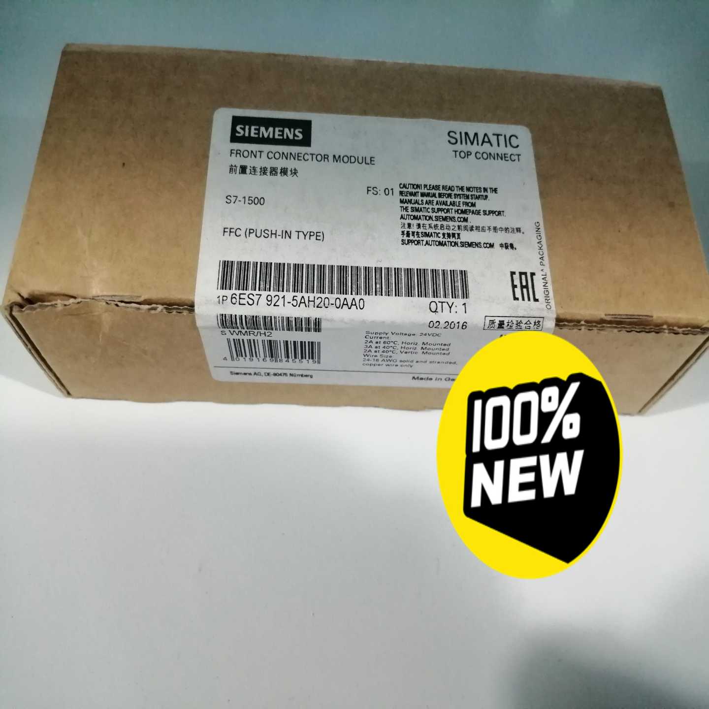 询价6ES7921-5AH20-0AA0前连接器6ES79