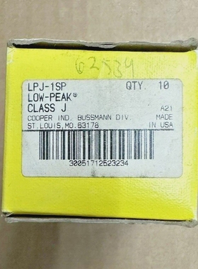 CooperBussmannLPJ-1SPClassJ1A600VACTimeDelayFuse
