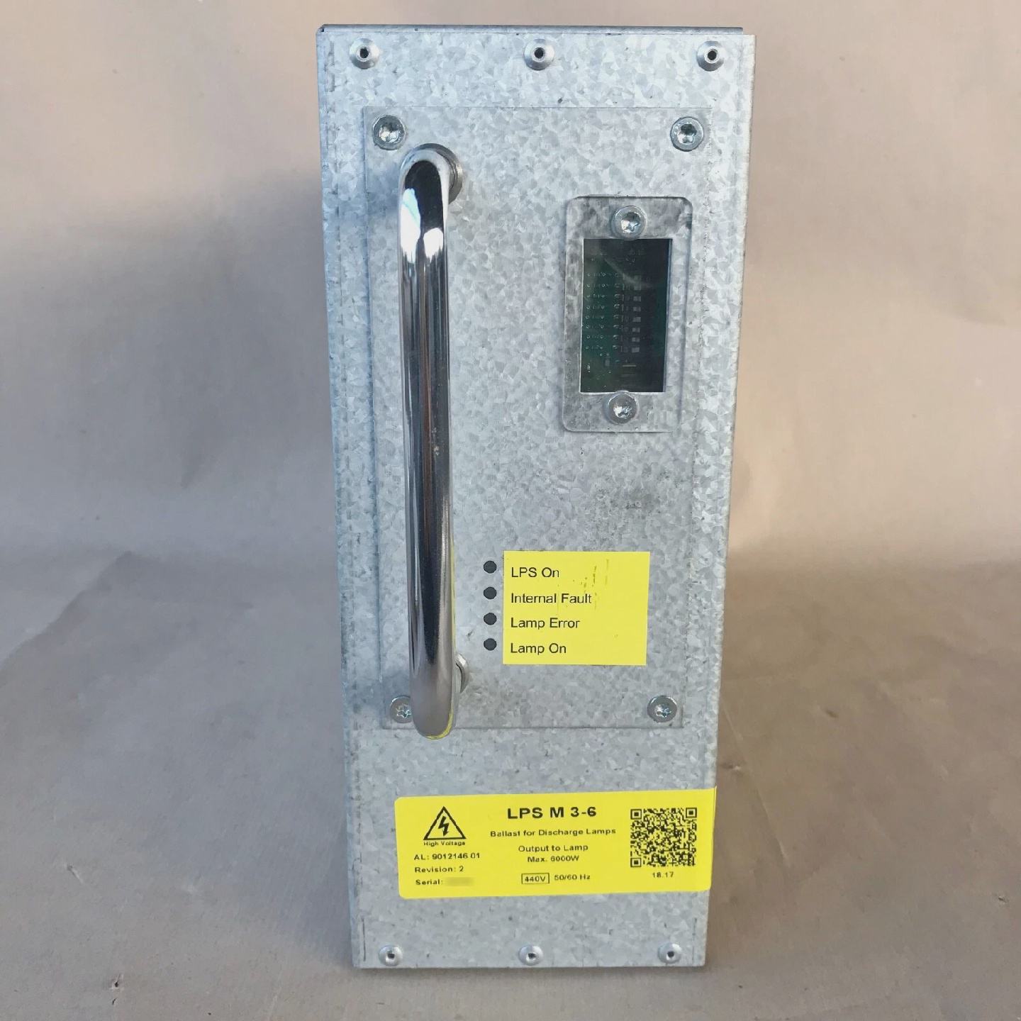 ALFA LAVAL LPS M 36 LAMP POWER SUPPLY 901214601 BALLAST DISC