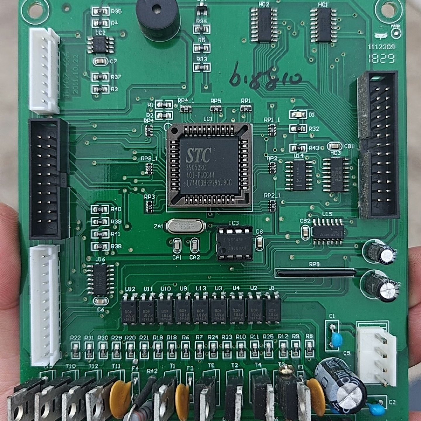 STC89C52RC.401PlCC44一张板成-议价