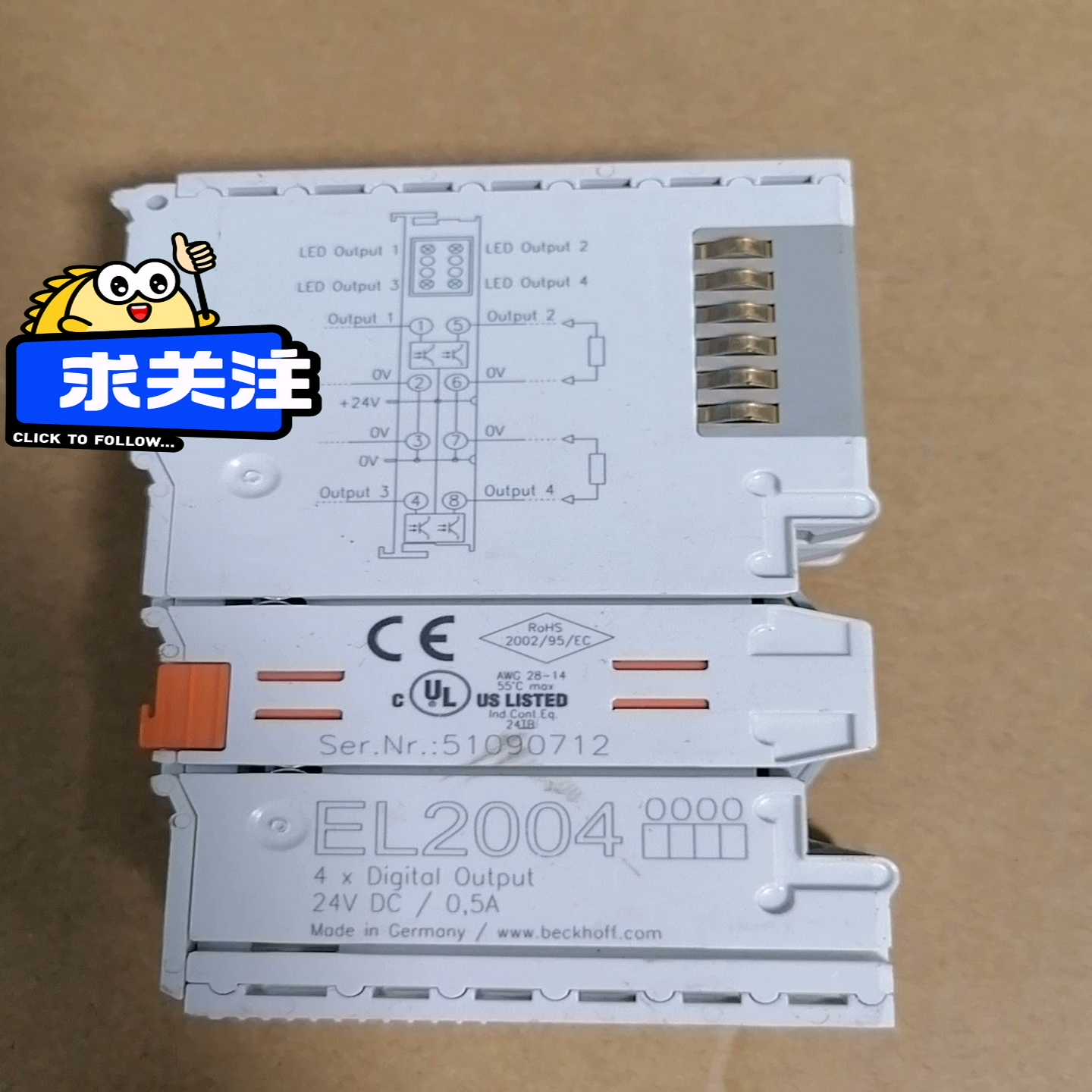BECKHOFF倍福模块KL2408德国，无包装，库询价
