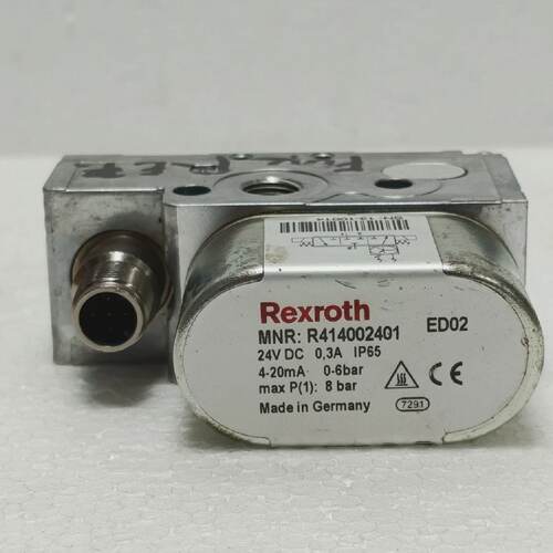 REXROTH R414002401 ED02 EP Pressure Regulator 06 Bar 24VDC N