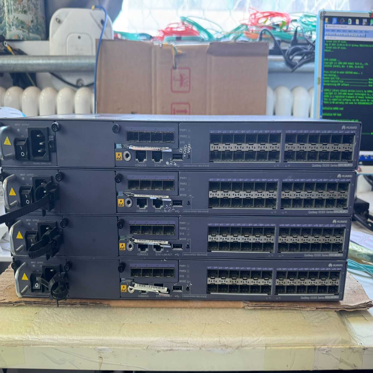 询价华为S5328C-HI-24S24口千兆光口交换机，24