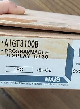NAIS松下AIGT3100B触摸屏全新原装日本制造型