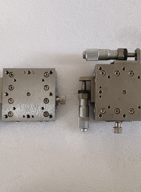 X轴平台606016手动光学平移台精密微调滑台行程0-议价