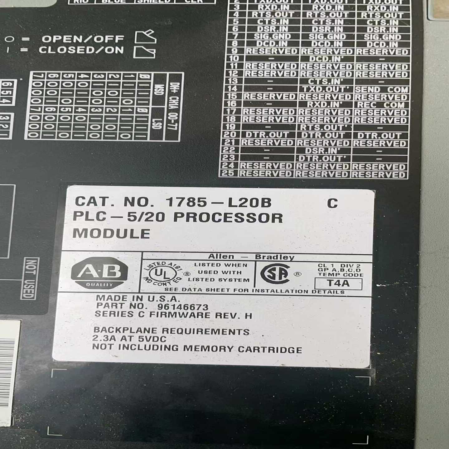 A-B1785-L20B工程余货原装成色很好欢迎议--议价商品