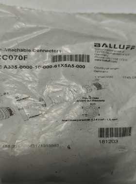 全新原装现货巴鲁夫BCC070F接插器BCCA335-00-议价