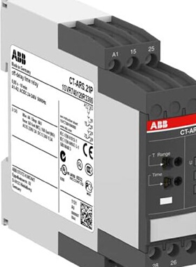 议价原装ABB电子延时继电器   CT-ARS.21P, 24-240VAC/DC,2C/O