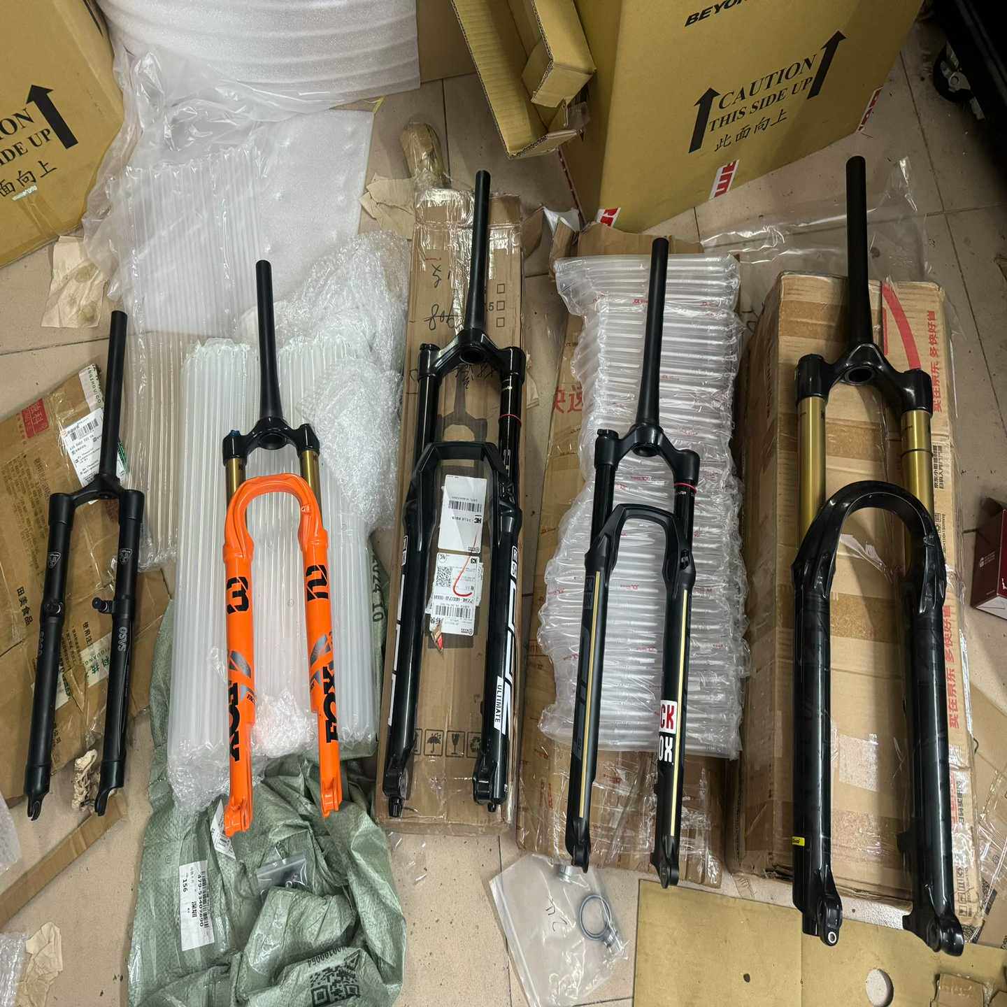 FOX前叉换头管Fox内管无损更换新头管软尾气叉修补叉肩内--议价