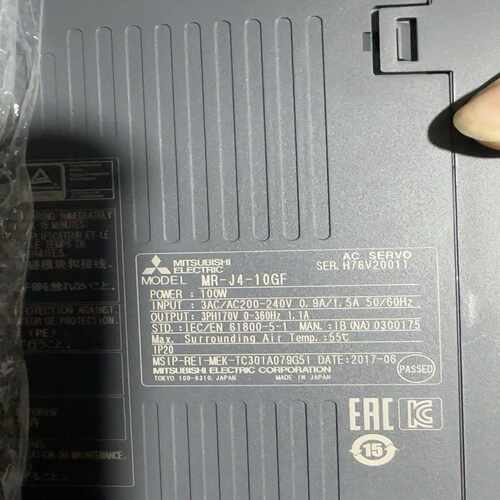 驱动器MR-J4-10GF~询价