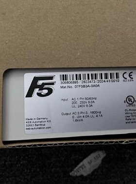 议价KEB科比 变频器07F5B3A-0A0A原装正品全系列大量库存现货议价