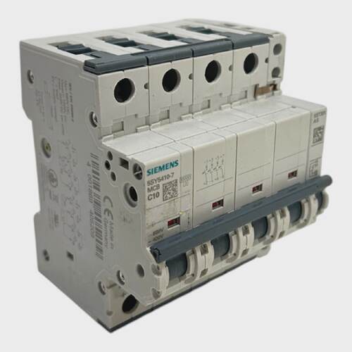Siemens Allstrom DC 880V AC 400V 10kA 4Pole Auto Switch 5SY5