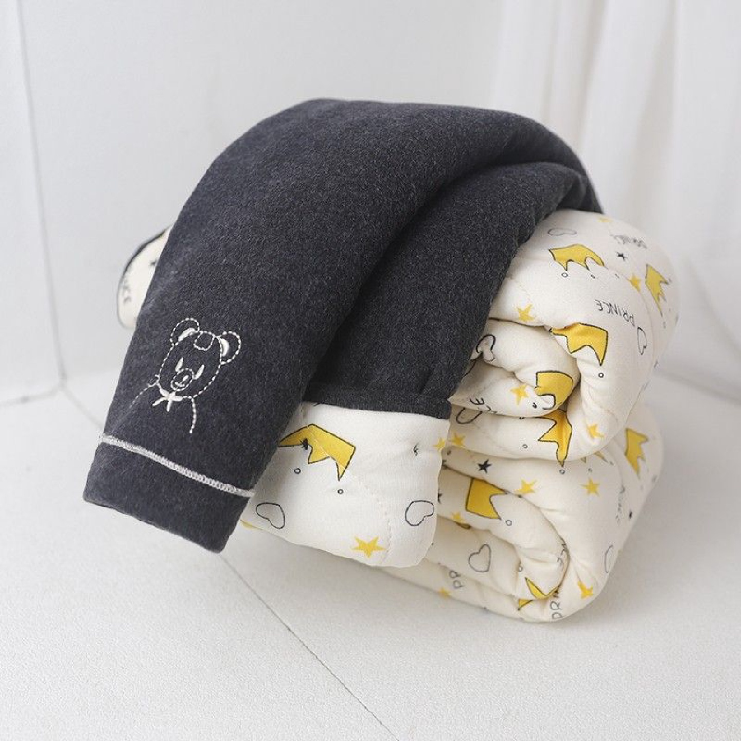 女童加绒打底裤外穿特厚一体绒保暖裤儿童一条过冬裤子女宝宝棉裤