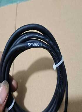 基恩士KEYENCEOP-87903连接线。黑色电缆线，两--议价商品