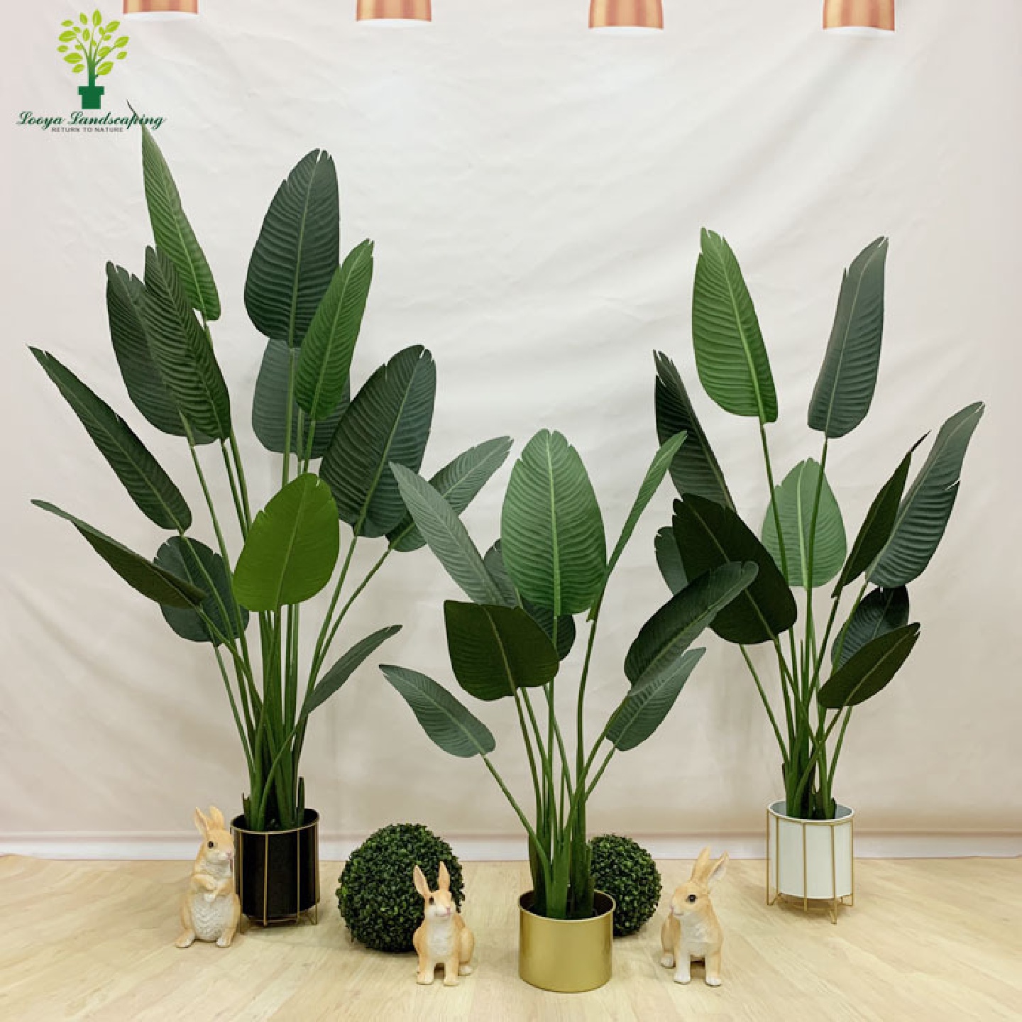 仿真绿植假植物旅人蕉仿生绿植盆栽大型室内装饰摆件假树天堂鸟