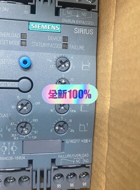 SIEMENS3RW40381BB04西门子软启动器-议价