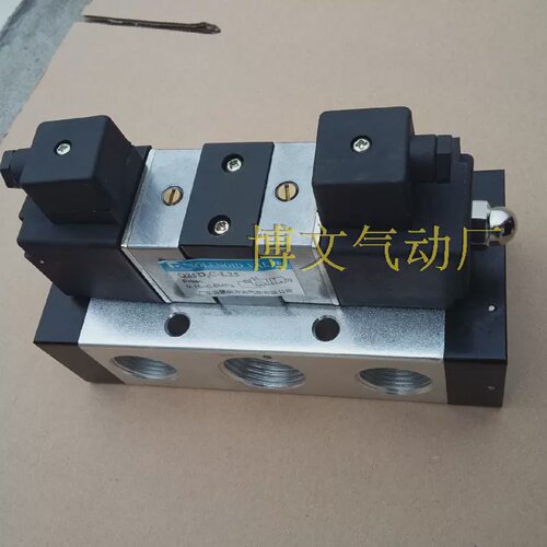 二位五通双电控换向阀Q25D2C-L251寸DN25螺纹式