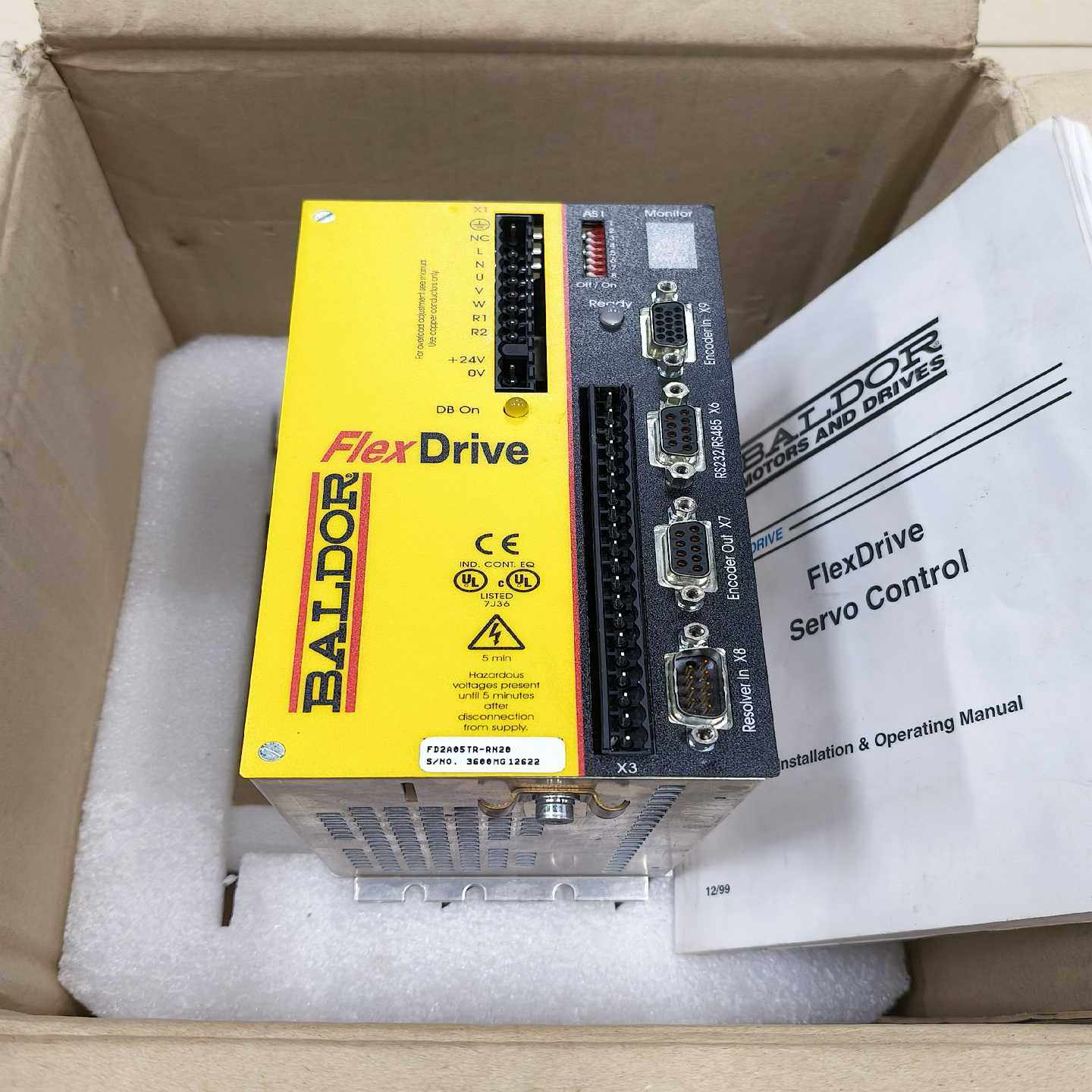 询价BALDOR宝德驱动器FD2A05TR-RN20，成色如