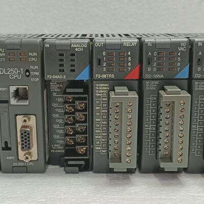 Koyo DirectLogic 205 DL2501 PLC System CPU 4 Anlg IN 8 Rly 4